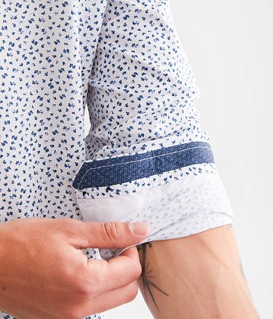 J.B. Holt Floral Athletic Stretch Shirt MISC_DETAIL_1