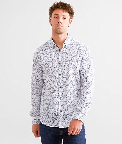 J.B. Holt Floral Athletic Stretch Shirt FULL_RIGHT_SIDE
