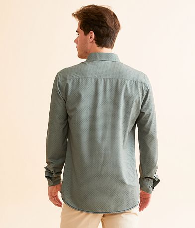 J.B. Holt Dot Athletic Performance Stretch Shirt back view