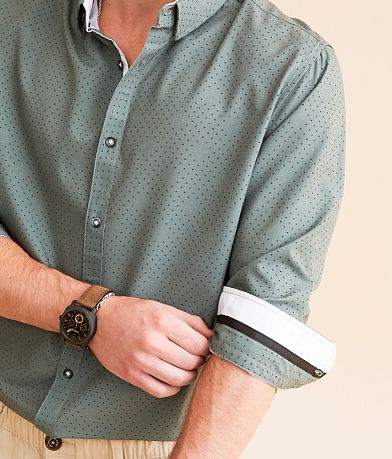 J.B. Holt Dot Athletic Performance Stretch Shirt misc detail 1 view