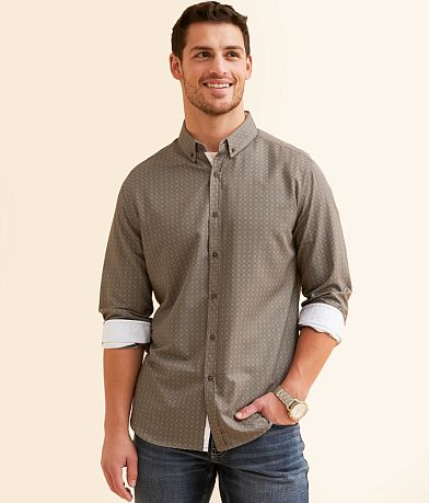 J.B. Holt Geo Athletic Performance Stretch Shirt front view