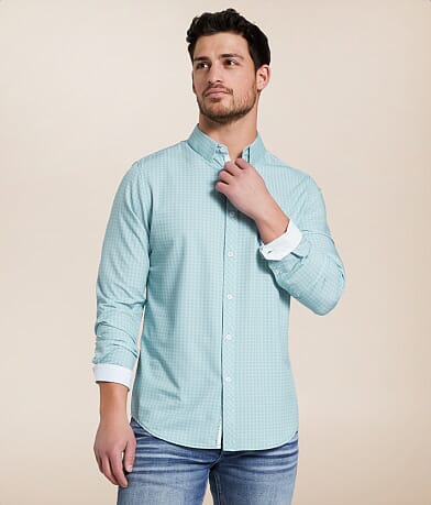 J.B. Holt Geo Standard Performance Stretch Shirt front view