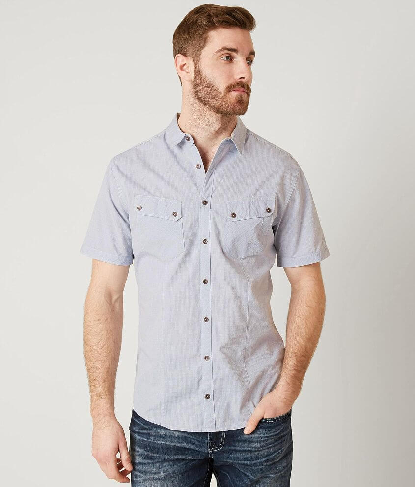 Outpost Makers Textured Shirt - Men's Shirts in Blue White | Buckle