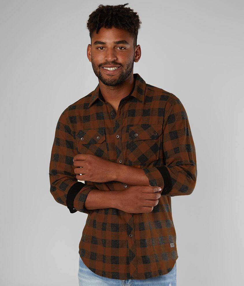 Outpost Makers Checker Flannel Shirt front view