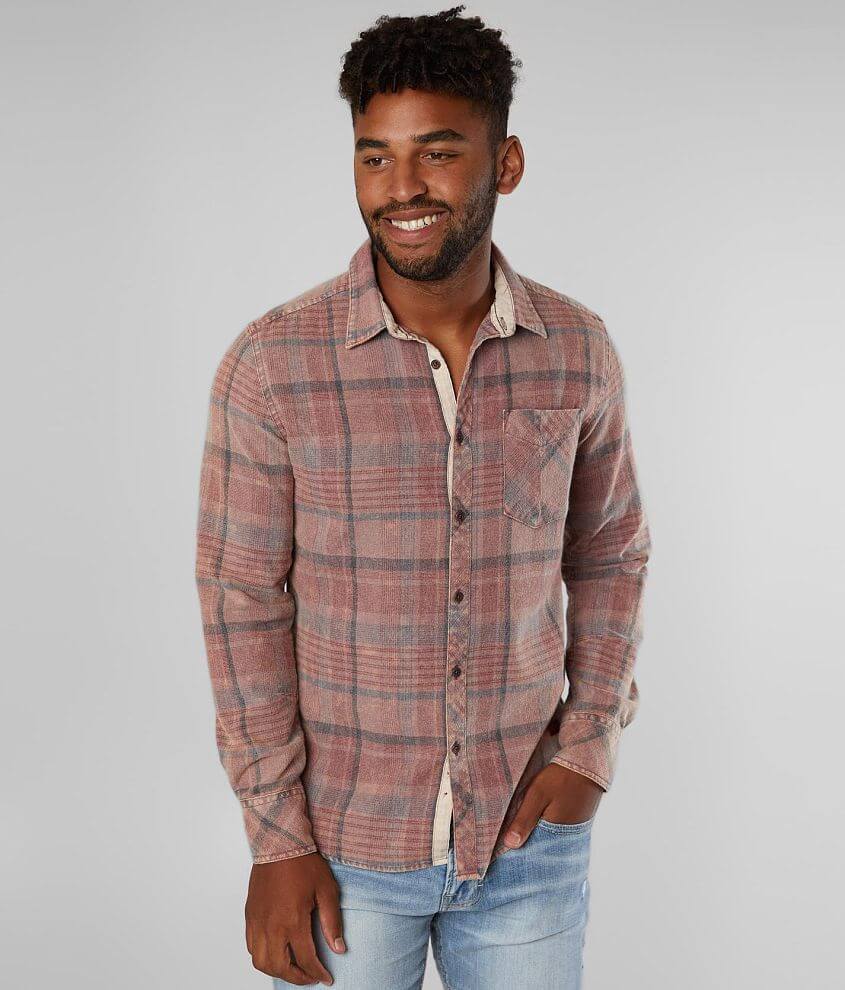 Outpost Makers Washed Flannel Shirt front view