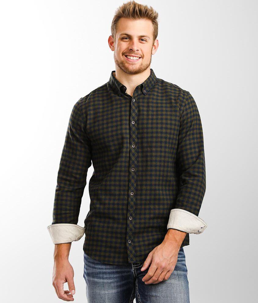 Outpost Makers Plaid Flannel Shirt front view