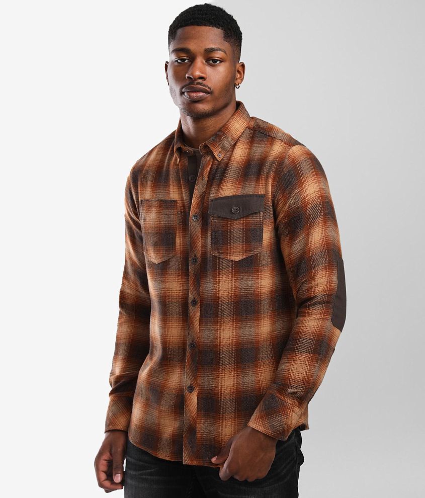 Outpost Makers Plaid Flannel Shirt front view