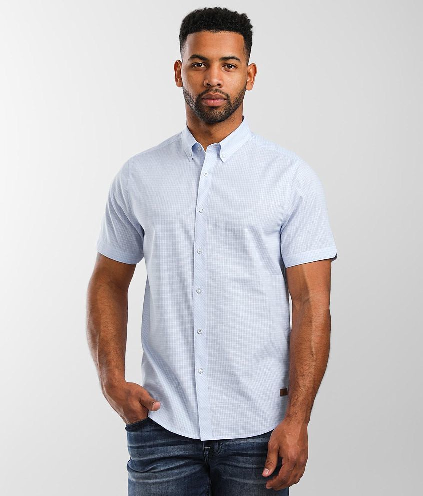 Outpost Makers Squared Shirt - Men's Shirts in Blue White | Buckle