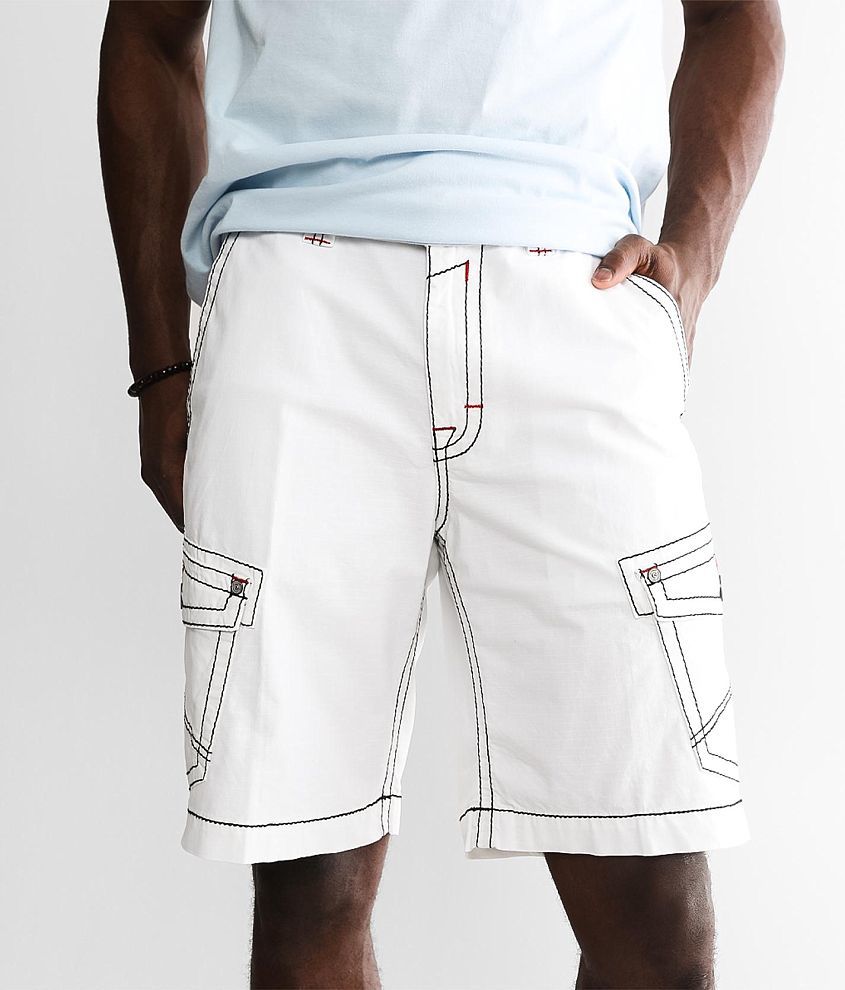 Salvage Solid Cargo Stretch Short front view