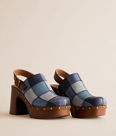 Frye and Co. Wylie Patchwork Heeled Clog thumbnail 2