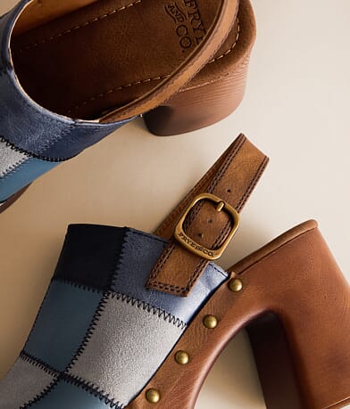 Frye and Co. Wylie Patchwork Heeled Clog thumbnail 6