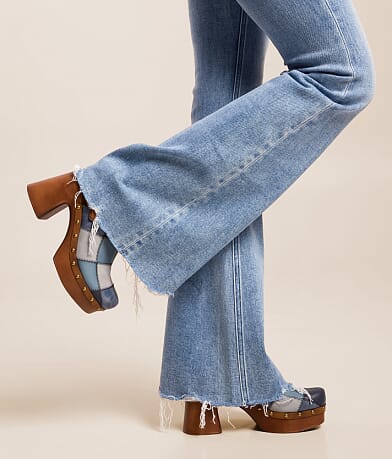 Frye and Co. Wylie Patchwork Heeled Clog thumbnail 8