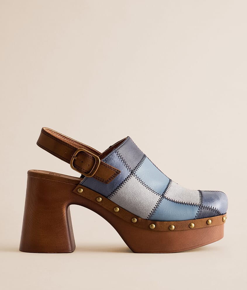 Wylie Patchwork Heeled Clog