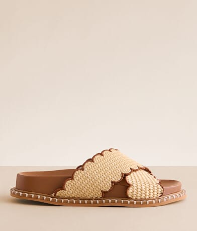 Oasis Society Scalloped Trim Sandal front view