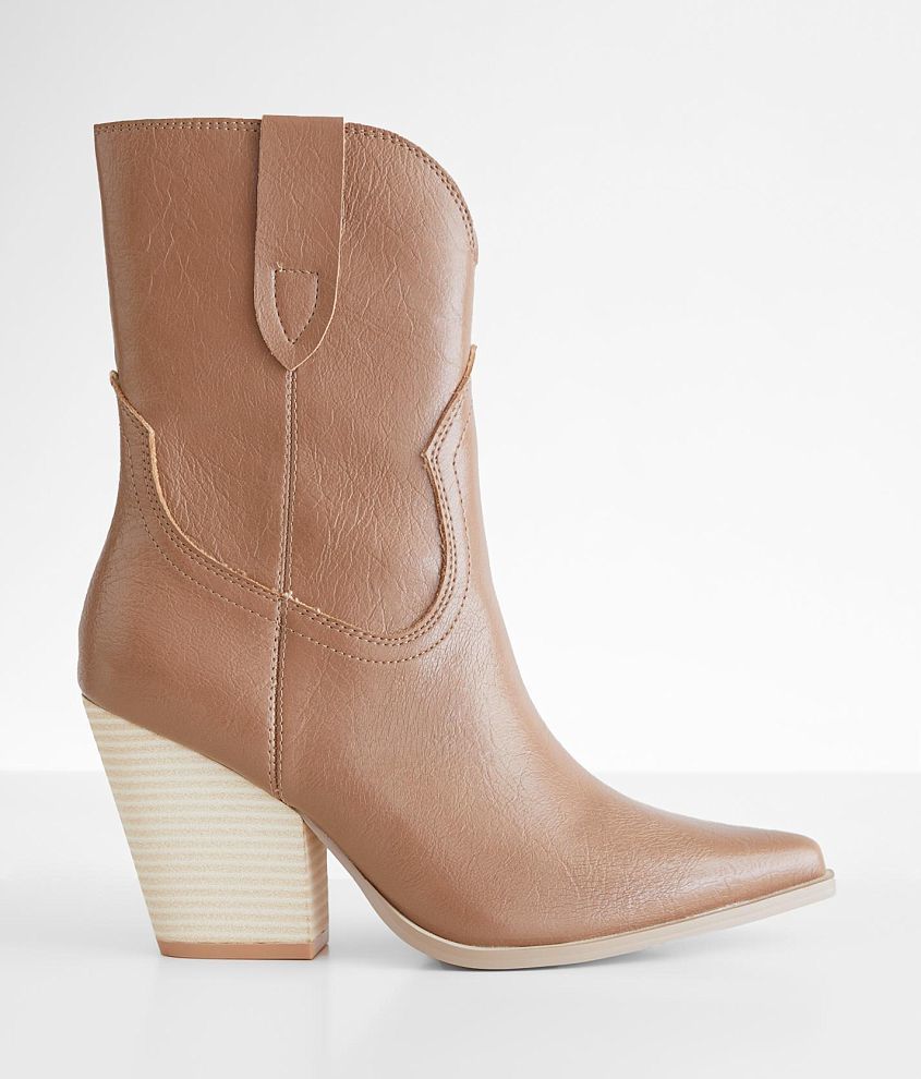 Oasis Society Western Inspired Ankle Boot front view