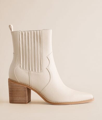 Bottes Hautes Blanches Oasis Society - Western, Taille US 7, état Correct