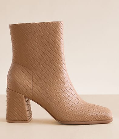Oasis Society Demi Woven Ankle Boot front view