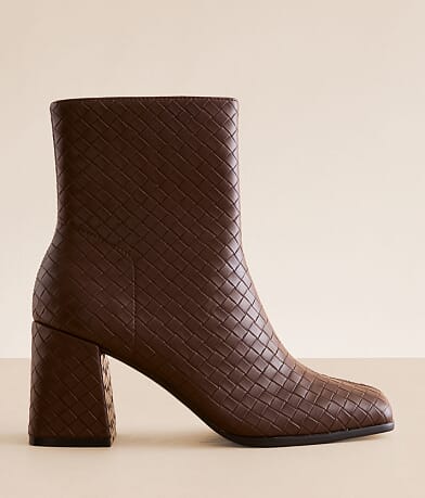 Oasis Society Demi Woven Ankle Boot front view