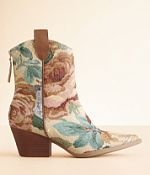 Oasis Society Western Floral Ankle Boot - Women's Shoes in
