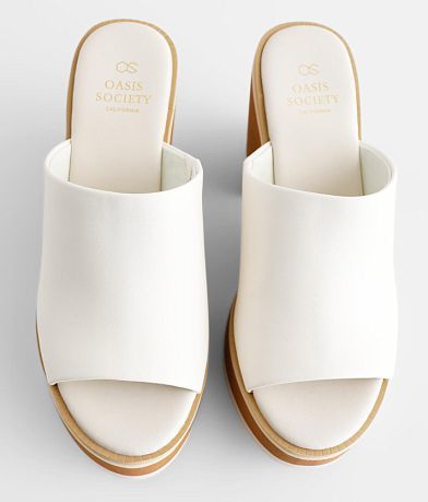 Oasis Society Clog Heeled Sandal misc detail 3 view