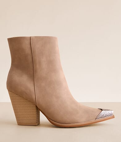 Oasis Society Zion Western Ankle Boot front view
