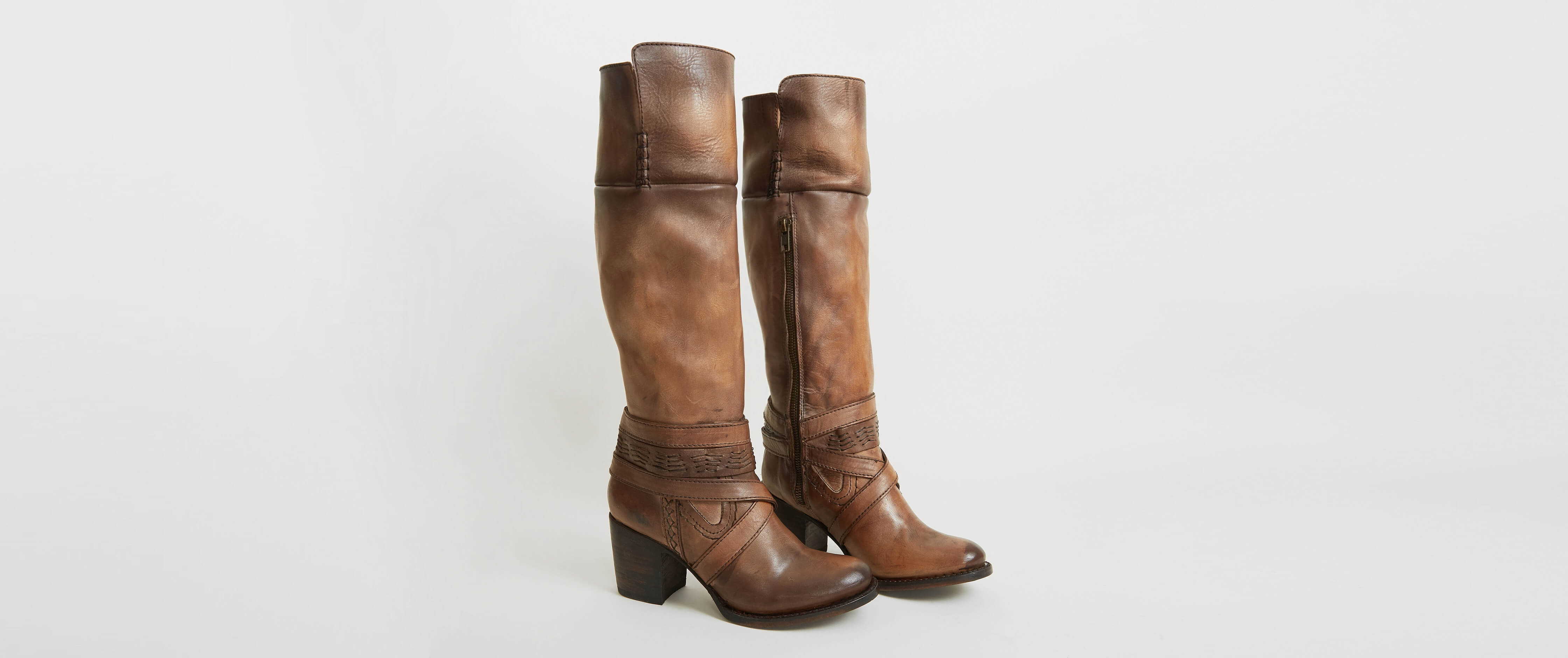 Freebird by Steven Cabel Leather Boot - Clothing in Cognac  display picture 1