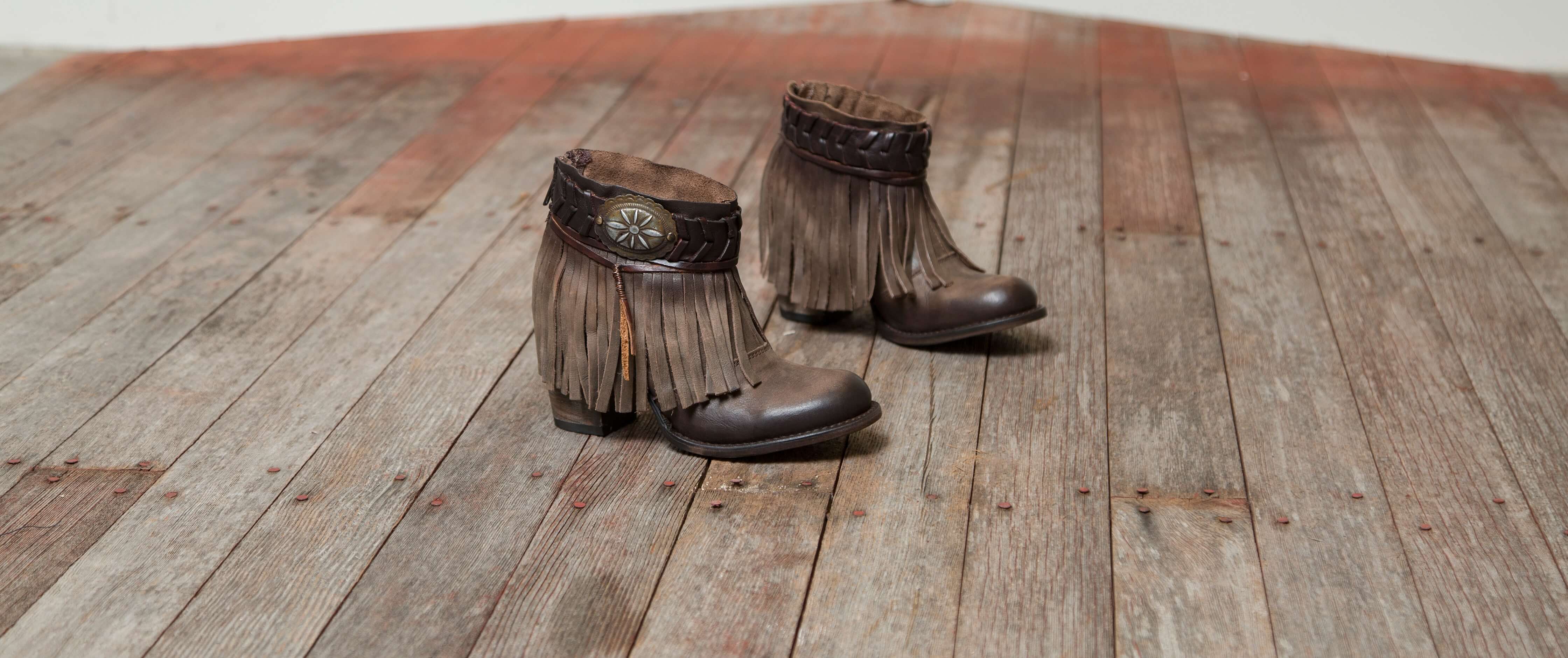 Freebird by Steven Chief Ankle Boot Women's Shoes in Brown Buckle