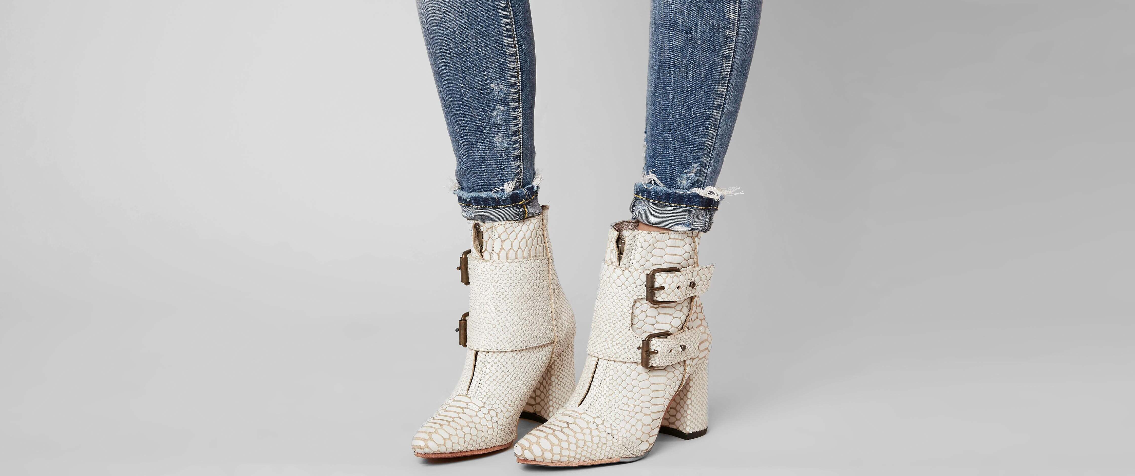 freebird snakeskin booties