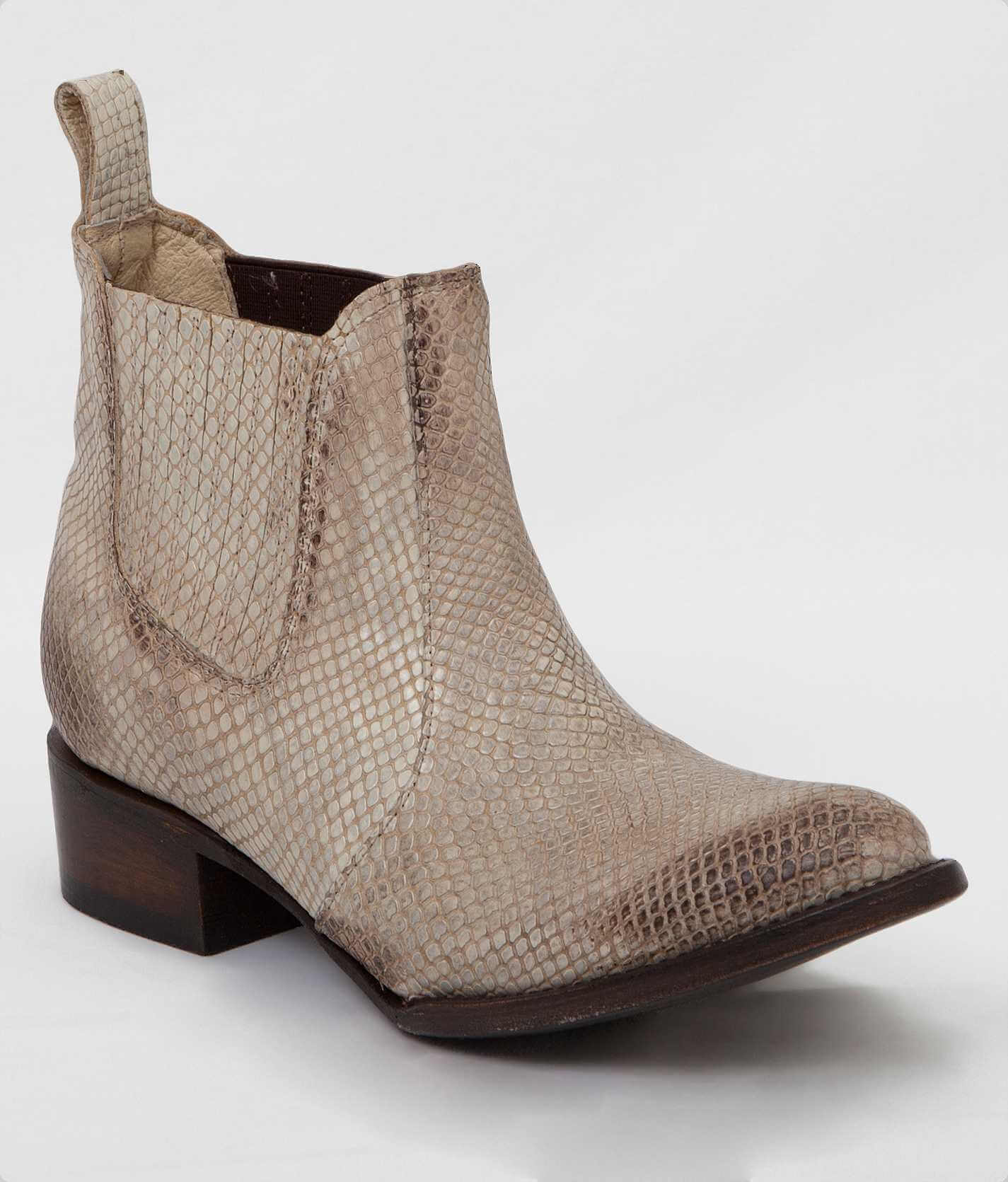 freebird snakeskin booties