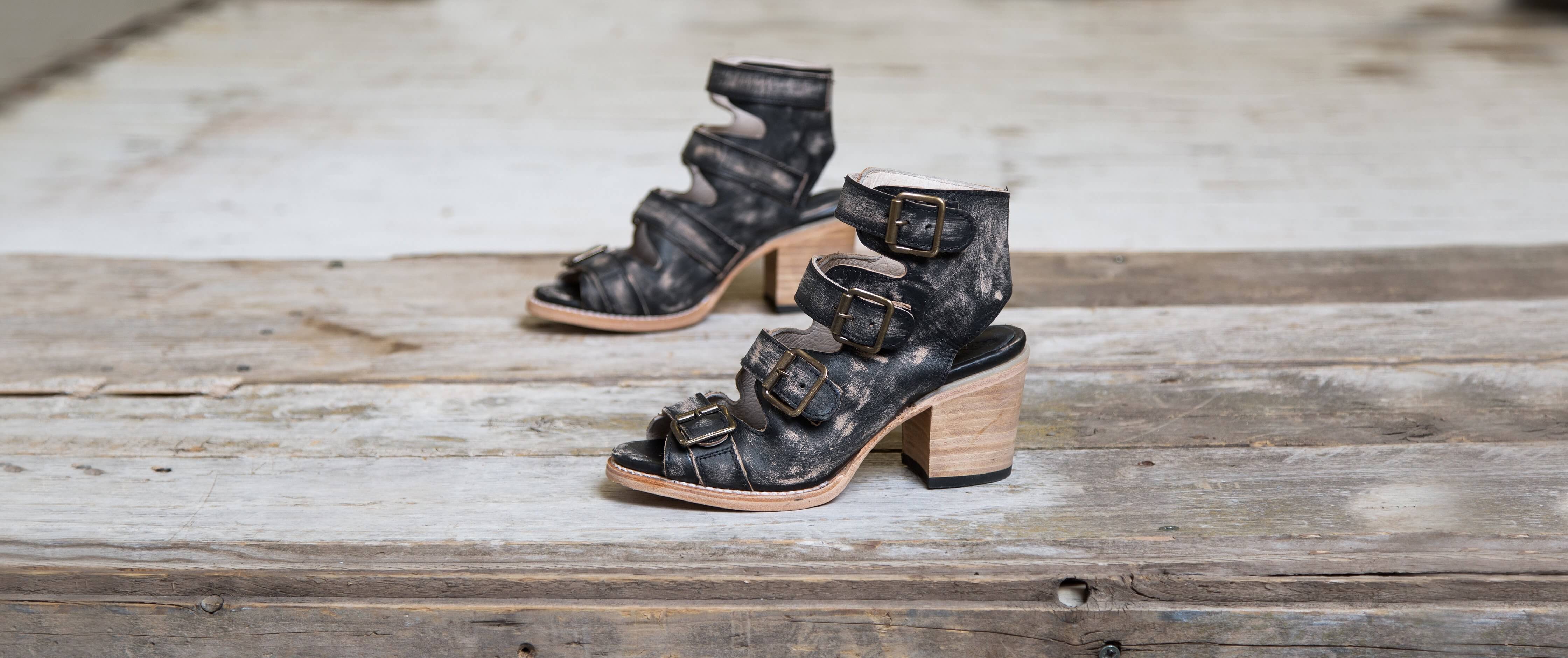 Freebird by Steven Quail Sandal Clothing in Black Buckle
