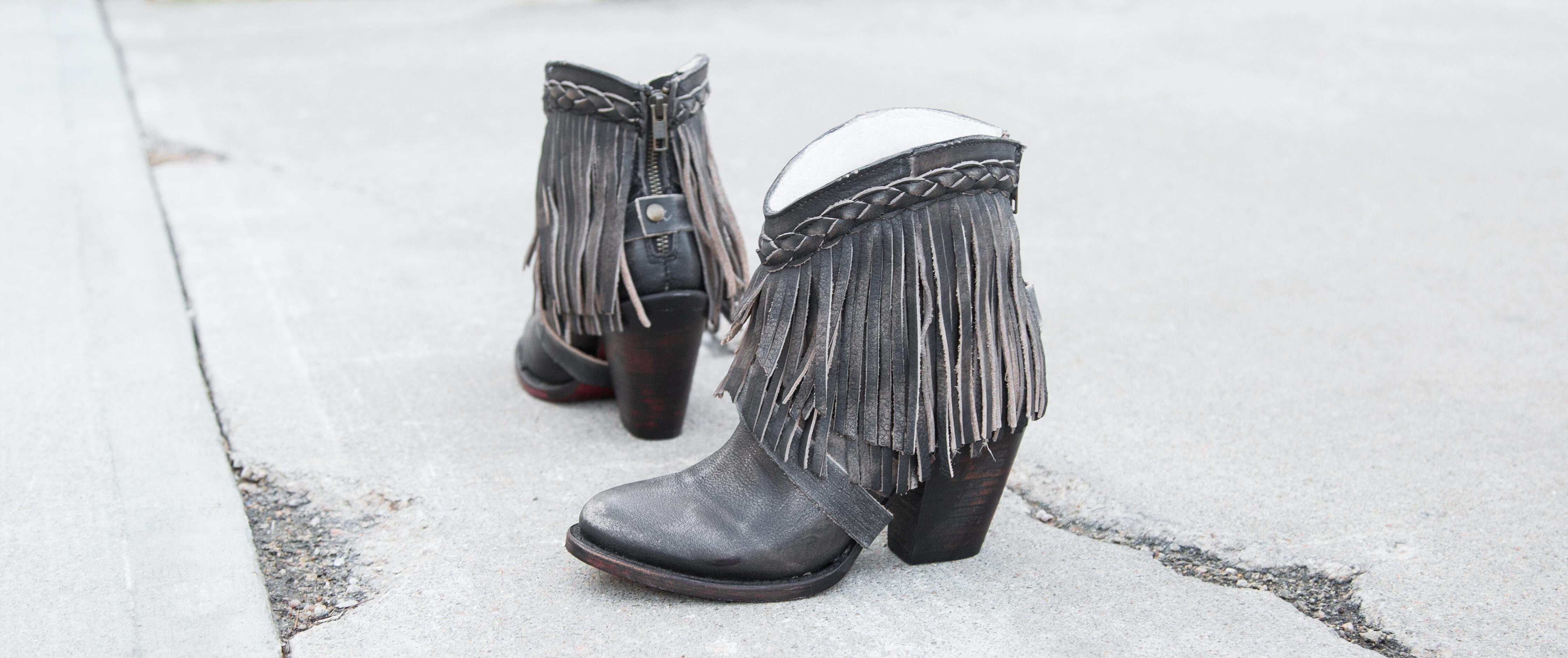 Freebird by Steven Tonto Ankle Boot Women's Shoes in Stone Buckle