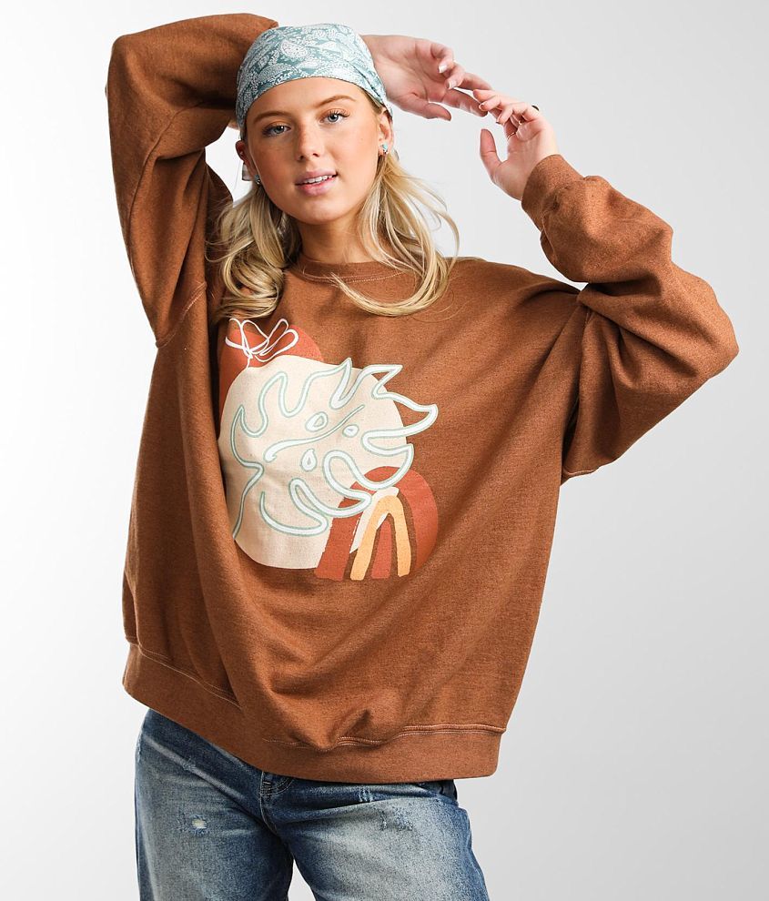 Golden Hour Nature Pullover - One Size front view