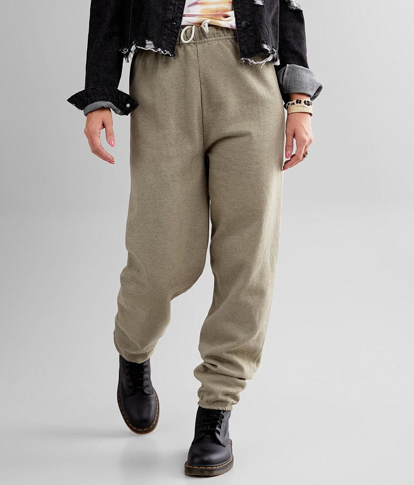 Gilded Intent High Rise Washed Jogger Sweatpant front view