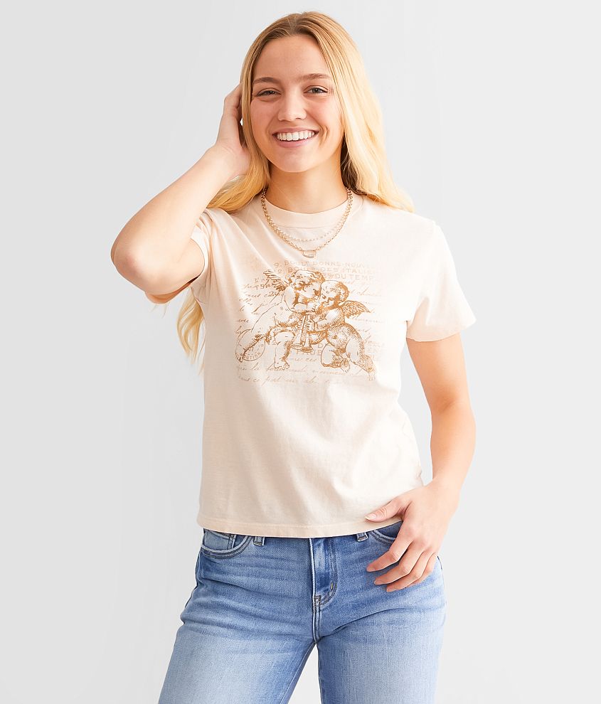 Desert Dreamer Angel Trumpet T-Shirt front view