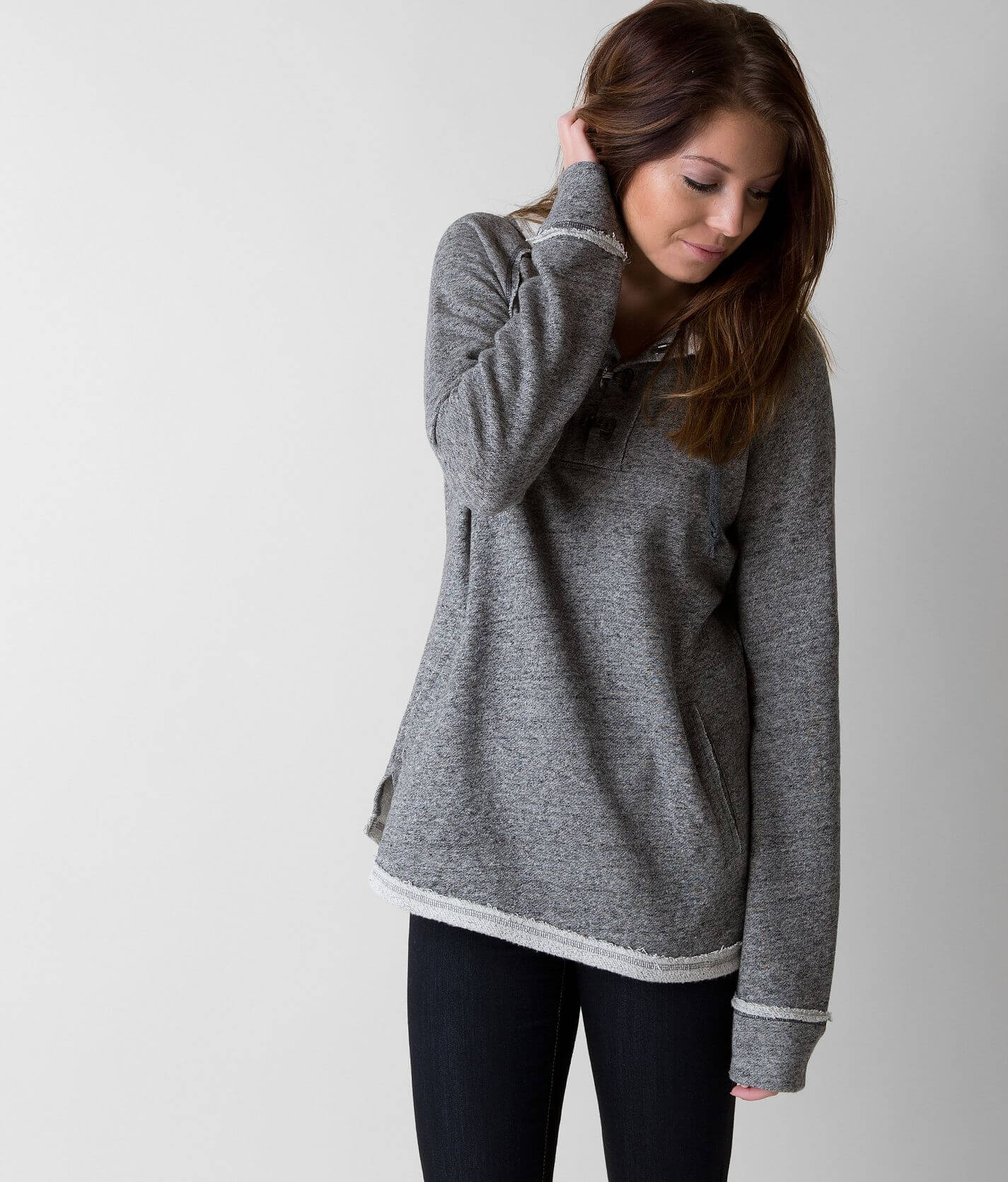 日本未発売　Eastside Staple Sweatshirt グレー YOUTH) KSK8 Middle School Crew-Neck Sweater, with