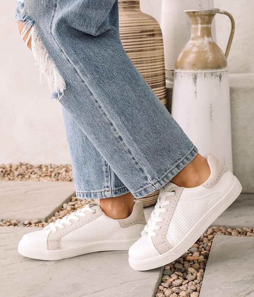 White hot sale studded sneakers