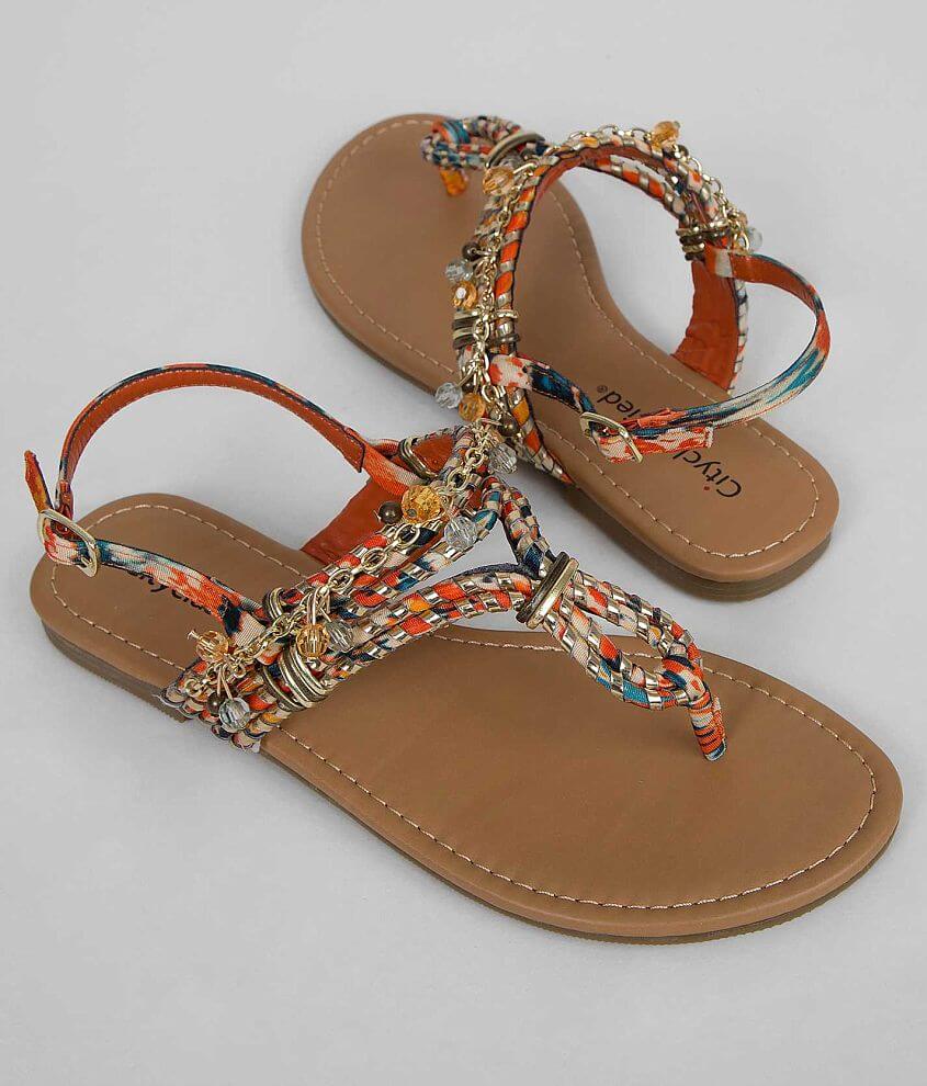 Cityclassified Almond Sandal front view