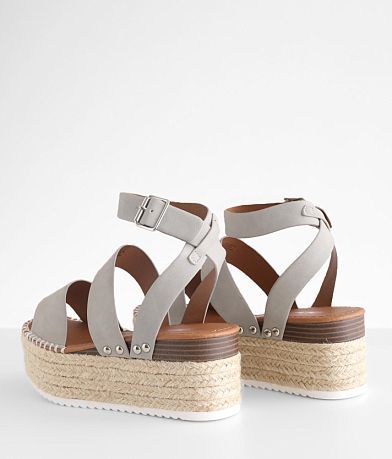 Soda Alpine Espadrille Flatform Sandal misc detail 3 view