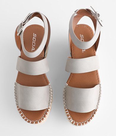 Soda Alpine Espadrille Flatform Sandal misc detail 4 view