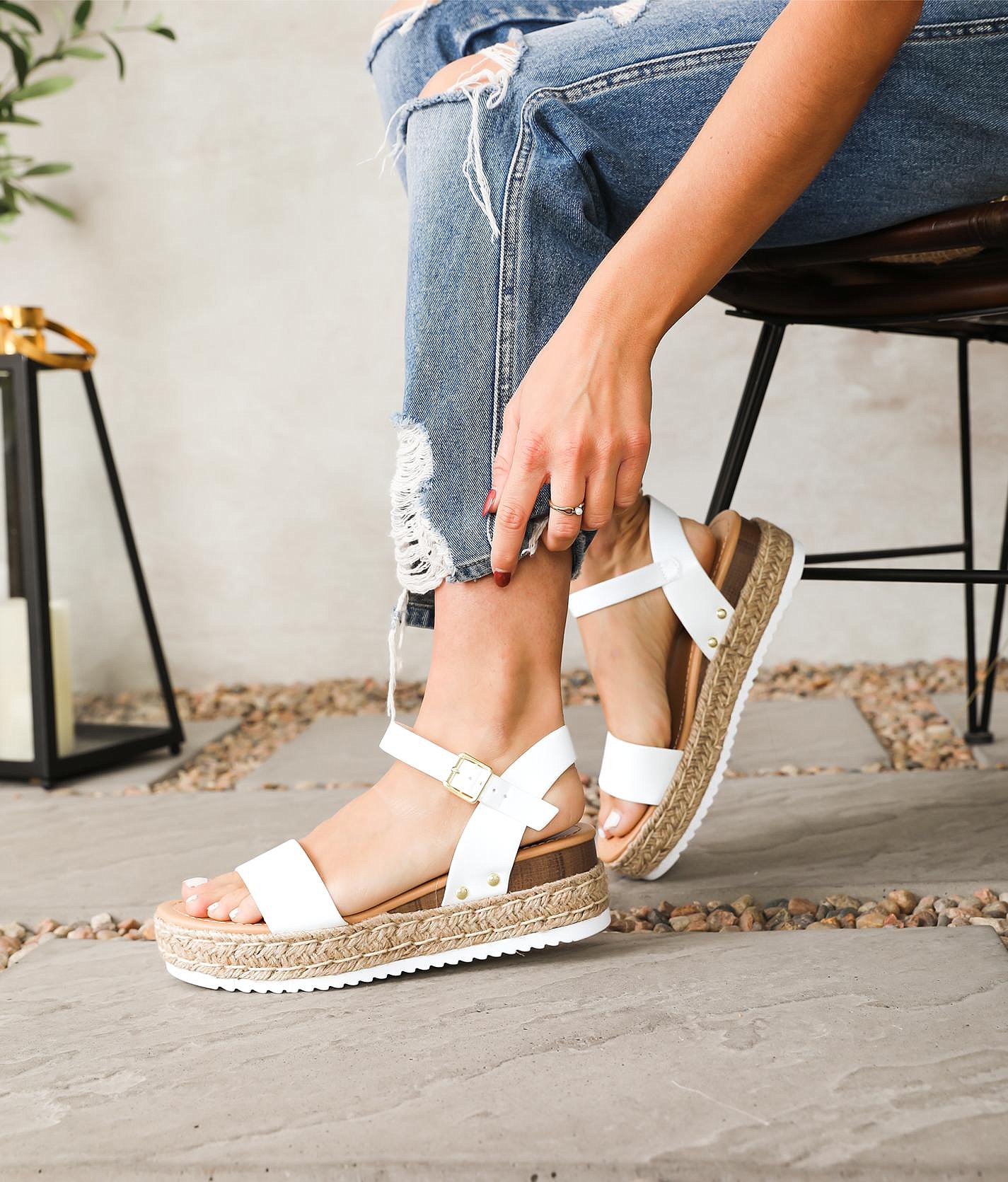 soda clip tan womens espadrille flatform sandals