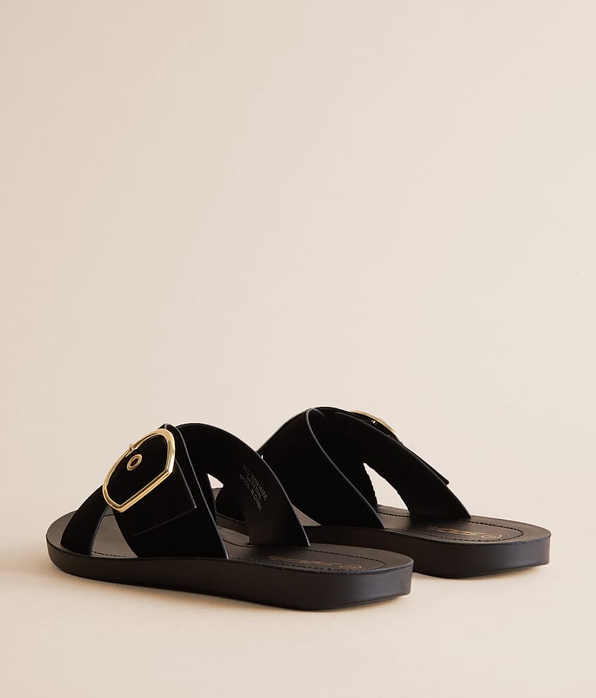 Graphics Big Buckle Sandal