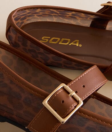 Soda Jumbo Leopard Mesh Shoe MISC_DETAIL_4