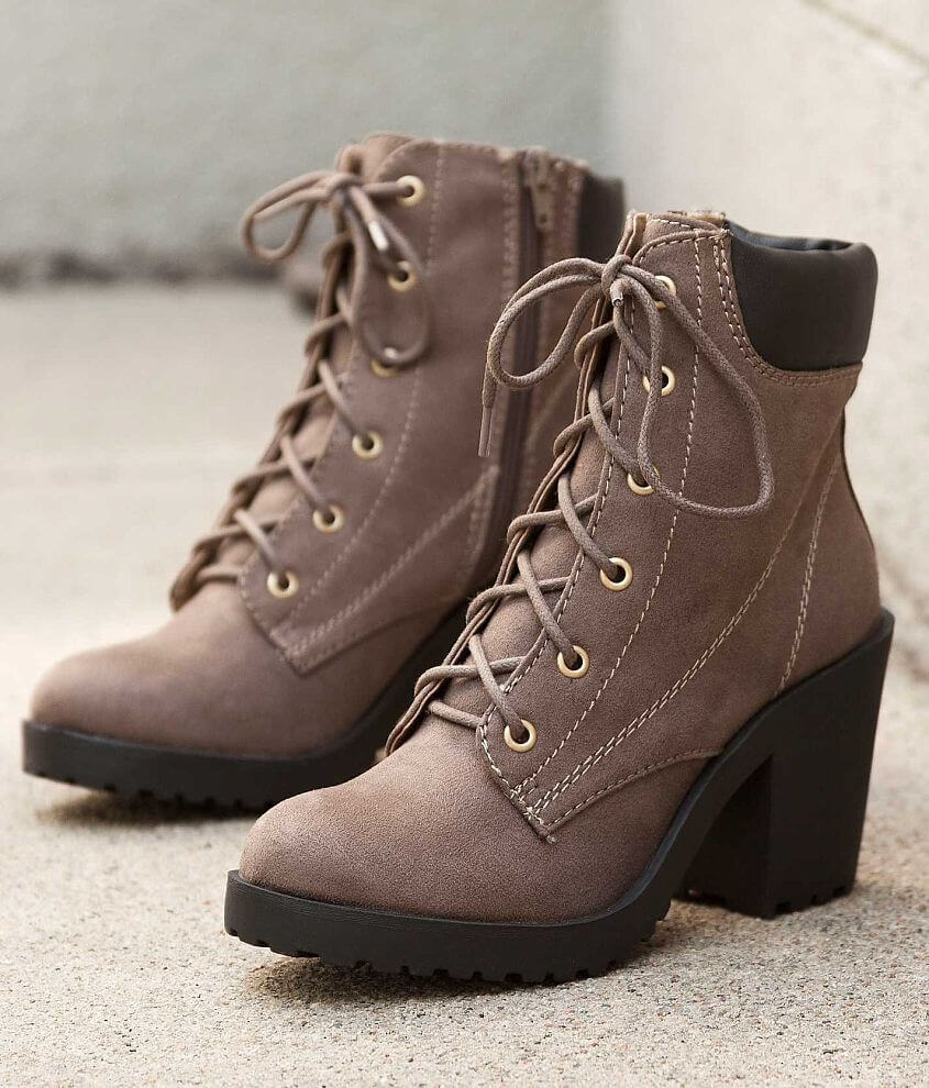 Soda Keelo Boot - Women's Shoes in Deep Taupe | Buckle