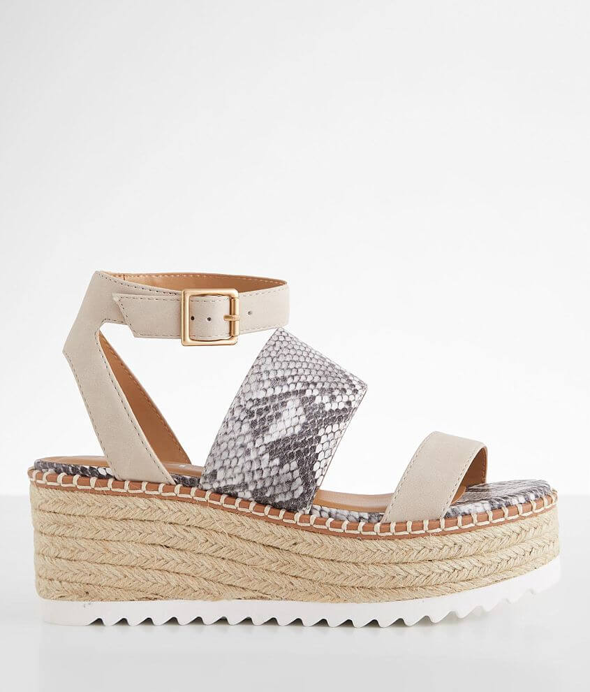 Soda Sand Master Flatform Sandal - Women's Shoes in Sand Master Nubuck ...