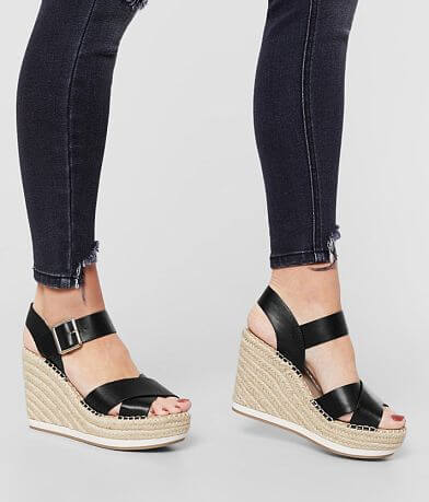 Soda Oaten Strappy Espadrille Wedge Sandal misc detail 2 view