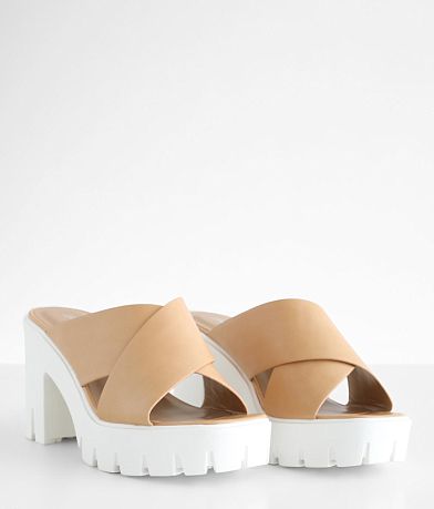 Soda Pom Poms Lug Heeled Sandal MISC_DETAIL_1