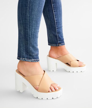 Soda Pom Poms Lug Heeled Sandal MISC_DETAIL_4