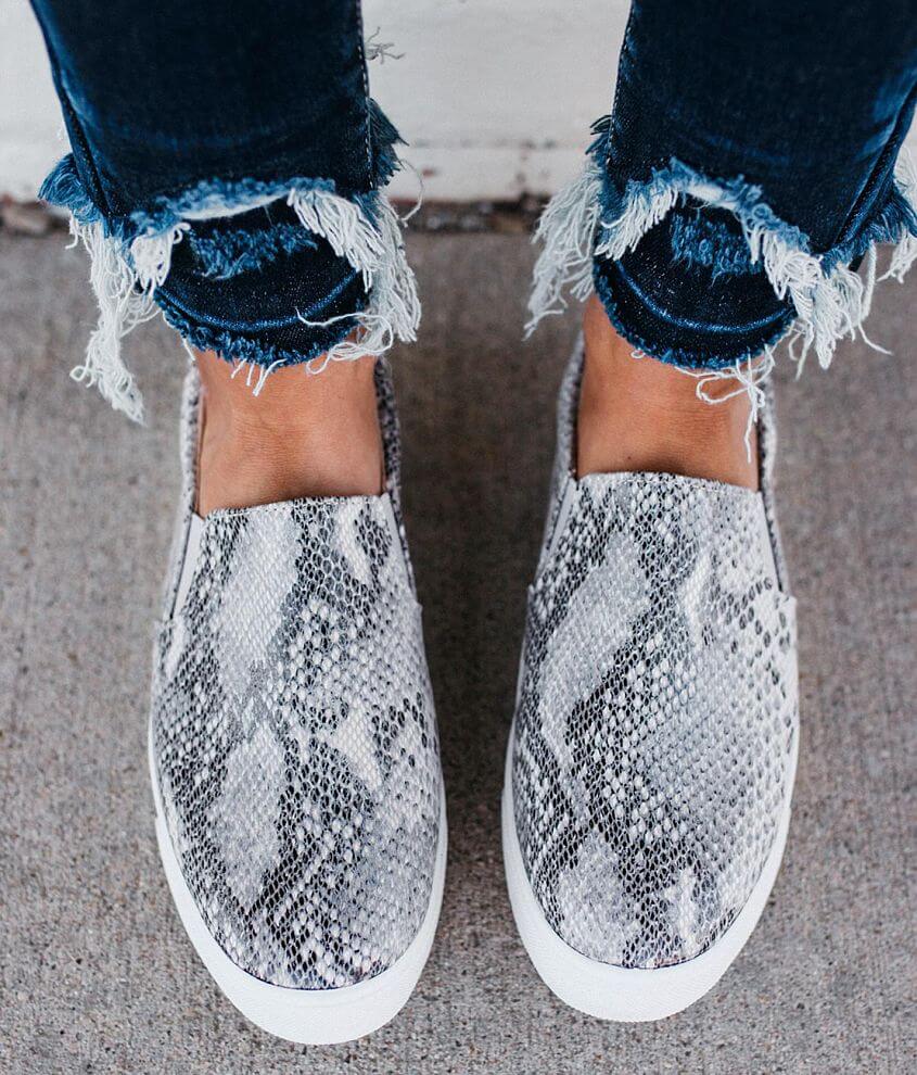 Snakeskin cheap slip on