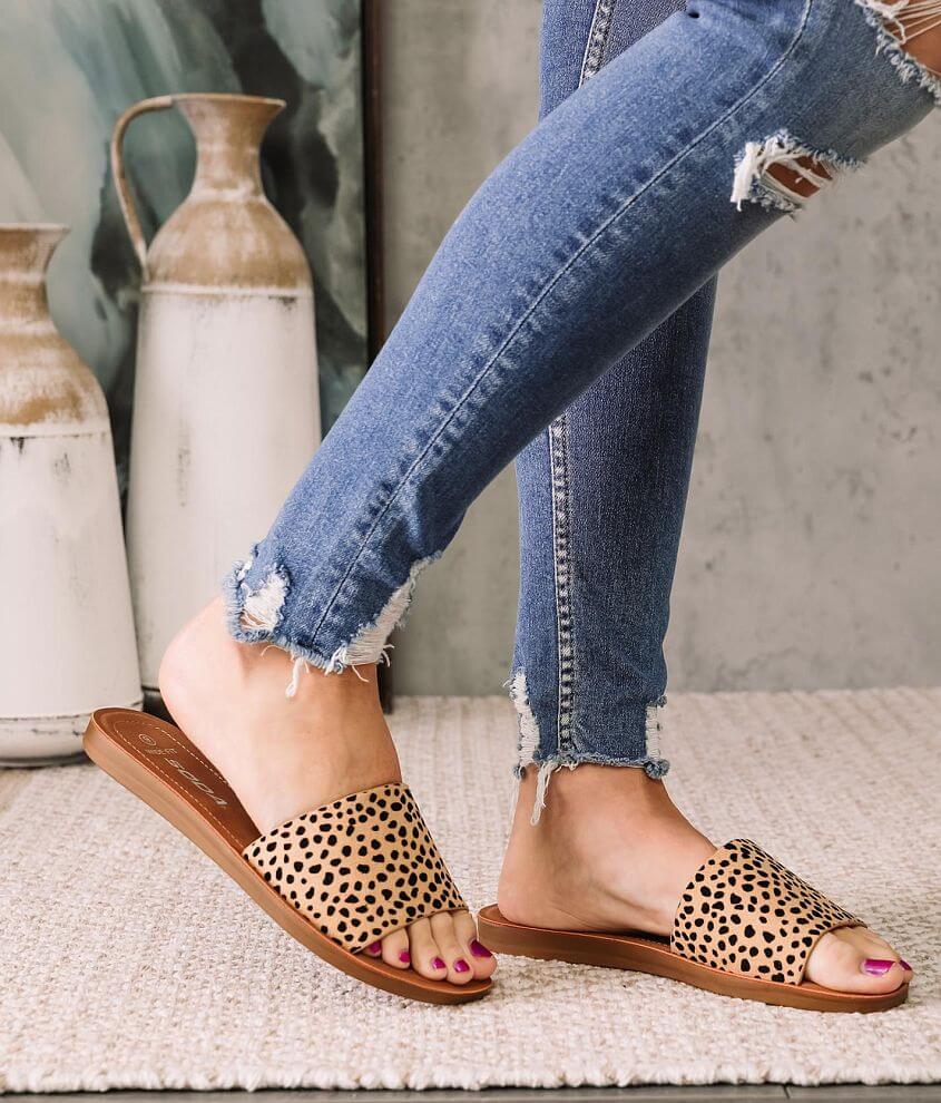 Soda discount sandals cheetah