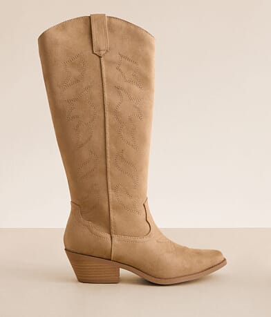 Soda Zahara Tall Western Boot front view